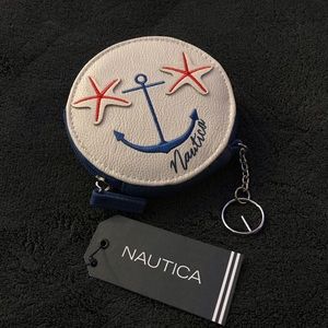 Nautica leather coin purse